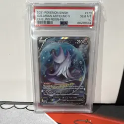PSA 10 - Pokemon Galarian Articuno V Chilling Reign 170/198 - Image 1