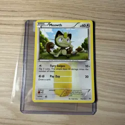 Pokemon Meowth 102/101 Noble Victories Secret Rare Holo 2011 English - Image 1