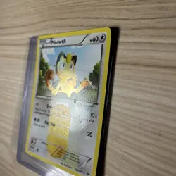 Pokemon Meowth 102/101 Noble Victories Secret Rare Holo 2011 English - Image 3