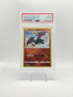 PSA 10 Radiant Charizard Crown Zenith 020/159 Pokemon GEM MINT - Image 1