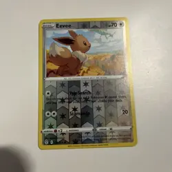 Pokemon - Eevee 125/203 - Evolving Skies - Reverse Holo - Near Mint - Image 1