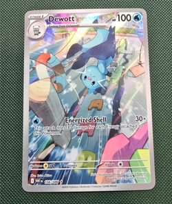 Pokemon TCG Dewott 106/086 Sv: White Flare Holo - Image 1