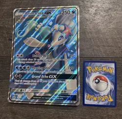 Pokemon TCG Primarina GX JUMBO Oversized SM39 Black Star Promo S&M Holo - Image 1