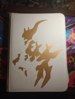 Ultra PRO Pokemon Elite Series Arceus Zip Binder - White 74427158675 - Image 1