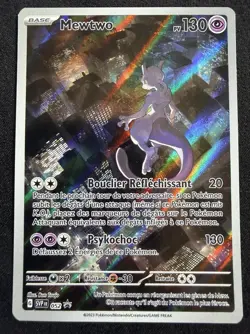 Carte Pokemon Mewtwo 052 Promo 🇫🇷 DEFAUTS Voir Photos - Image 1