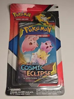 Pokemon TCG Cosmic Eclipse & Chilling Reign 2 Pack Blister w/ Jirachi Pin - Image 1