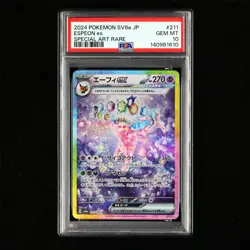 PSA 10 GEM MT 2024 Pokemon JPN Espeon ex H sv8a 211/187 SAR - Image 2