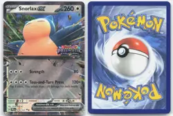 Pokemon SNORLAX EX (PRISMATIC EVOLUTION STAMPED) 076/131 MCAP HOLO NM - Image 3