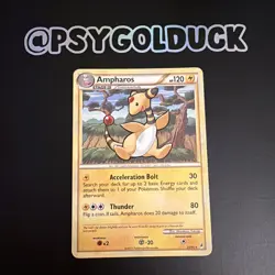 Pokemon TCG Ampharos Call of Legends 23/95 Regular Rare B6 - Image 1