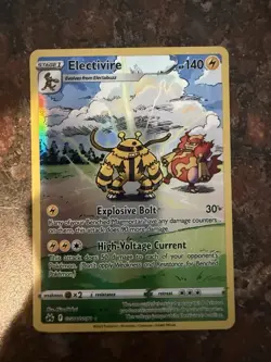 Pokemon TCG Electivire GG08/GG70 Crown Zenith Ultra Rare Full Art Holo NM - Image 1