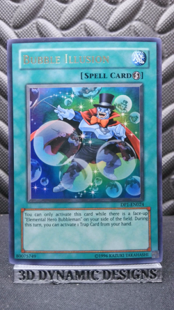 | Yugioh Bubble Illusion DP1-EN024 Duelist Pack 1 Jaden Yuki NM-/LP 🔥 | - Image 1