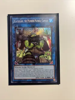 Yugioh! Blackbeard, the Plunder Patroll Captain - BLCR-EN094 - Secret Rare - 1st - Image 1