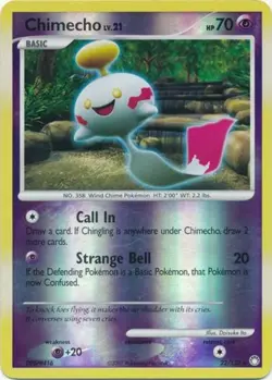Chimecho - 22/123 - Rare - Reverse Holo LP, English Pokemon Mysterious Treasures - Image 1