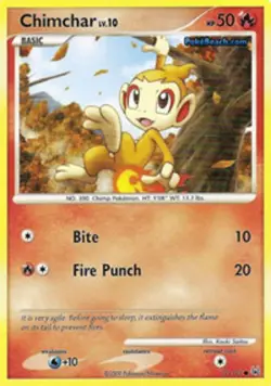 Chimchar - 70/127 - Common NM, English Pokemon Platinum - Image 1