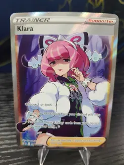 Klara SWSH302 Full Art BLACK STAR PROMO NM - Sword & Shield- Pokemon TCG - Image 1