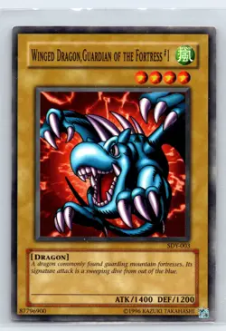 Yugioh Starter Deck: Yugi Winged Dragon, Guardian of the Fortress #1 #SDY-003 - Image 1