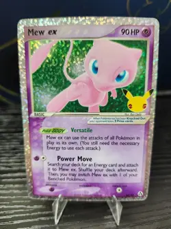 Pokemon TCG Mew ex 88/92 Celebrations: Classic Collection Holo MP - Image 1