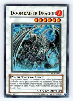 Yugioh Doomkaiser Dragon CSOC-EN043 Ultra Rare - NM 💎 - Image 1