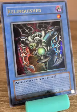 Yu-Gi-Oh Relinquished SDP-001 Ultra Rare Holo foil Starter Deck Pegasus NM. - Image 1