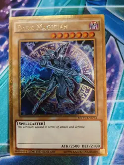 Yugioh Dark Magician MVP1-ENGV3 LIMITED EDITION NM GOLD - Image 1