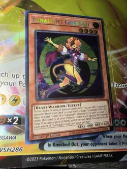 Yu-Gi-Oh! Lunalight Gold Leo DUAD-EN005 Secret Rare 1st Edition NM+ - Image 1