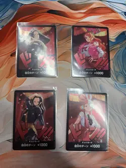 Bandai JPN One Piece TCG Extra Booster Heroines Edition EB-03 Dons (all 4) - Image 1
