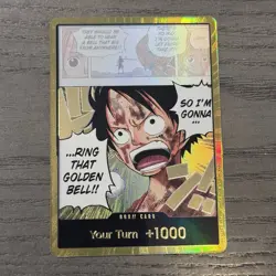 One Piece Gold DON!! Monkey D. Luffy Golden Bell OP15 Adventure On Kamis Island - Image 1