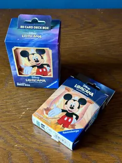 Mickey Mouse - Disney Lorcana TCG Card Sleeves & Deck Box (New/Sealed) - Image 1