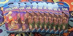 10 Disney Lorcana TCG - Shimmering Skies Sleeved Booster Packs Sealed - Image 1