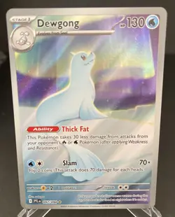 Dewgong 097/094 lllustration Rare - Phantasmal Flames - Pokemon TCG - NM/M - Image 1