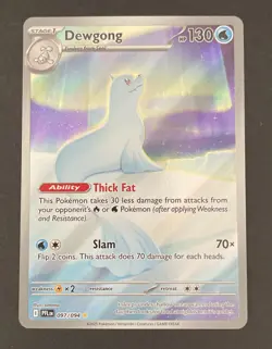 Dewgong 097/094 lllustration Rare - Phantasmal Flames - Pokemon TCG - NM/M - Image 2