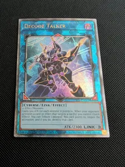 Yugioh TCG Decode Talker Quarter Century Secret Rare TN23-EN009 NM - Image 1