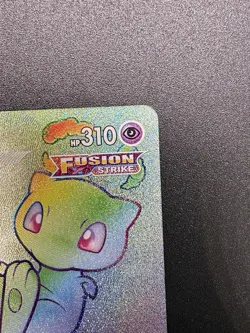 Mew VMAX 268/264 Fusion Strike Full Art Rainbow Secret Rare Holo Pokemon Card NM - Image 4