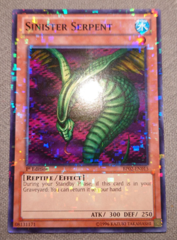 BP02-EN015 Sinister Serpent : Mosaic Rare 1st Edition YuGiOh Card - Image 1