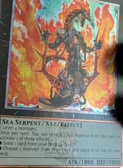 Yugioh TCG Lavalval Chain 1st Edition Quarter Century Secret Rare RAO4-EN162 - Image 2