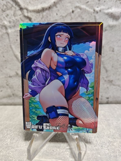 Hinata Trading Card Waifu Goddess Story Anime Girl holo Karte Manga Full Art - Image 1