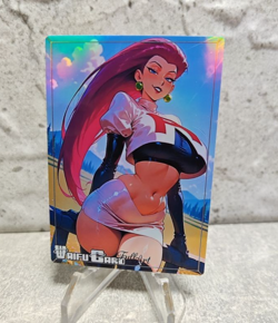 Jessie Trading Card Waifu Goddess Story Anime Girl holo Karte Manga Full Art - Image 1