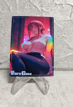 Makima Trading Card Waifu Goddess Story Anime Girl holo Karte Manga Full Art - Image 1