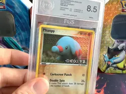 Pokemon Karte Card Phanpy Ex Deoxys Reverse Holo Stamp PGS PSA 8.5 NM-MINT Eng - Image 3