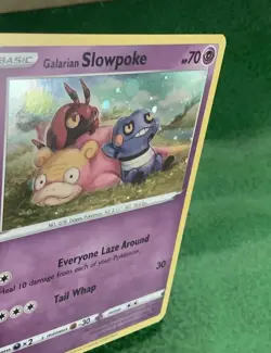 Pokemon trading card Galarian Slowpoke SWSH126 Black Star Promo Holo - Image 4