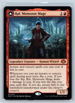 RAL, MONSOON MAGE 247 MYTHIC MODERN HORIZONS 3 MAGIC: THE GATHERING NM - Image 1