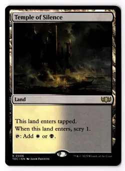 Temple of Silence 406 Commander: Tarkir: Dragonstorm Normal NM - Image 1