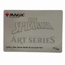 Spiders‑Man Heroic Horde (21/54) Art Card MTG Spider‑Man ASSPM EN NM - Image 2