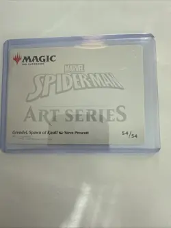 Grendel, Spawn of Knull Art Card Art Series: Marvel's Spider-Man Regular MTG - Image 4