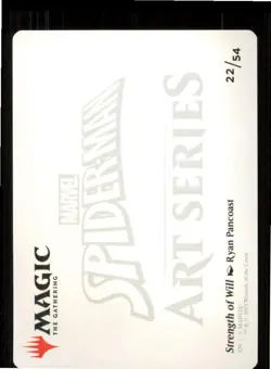 Strength of Will Art Card 22 Art Series: Marvels Spider-Man Magic: The Gathering - Image 2
