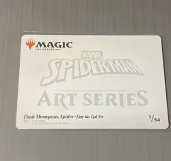 Flash Thompson Spider‑Fan (1/54) Art Card MTG Spider‑Man ASSPM EN NM - Image 2