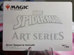 Heroes' Hangout Art Card 14/54 NM Art Series: Marvel's Spider-Man Regular MTG - Image 2