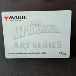Magic: The Gathering Kraven, Proud Predator Art Series Spider-Man 28/54 English - Image 2