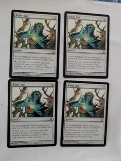 4 Aether Vial Darksteel MTG NM Free shipping with tracking - Image 1