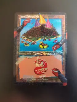 Mountain 7128 MTG Near Mint Pool Party Foil - Image 1
